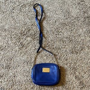 Michael Kors blue crossbody bag